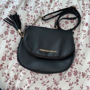 Christian Siriano Black Crossbody Purse